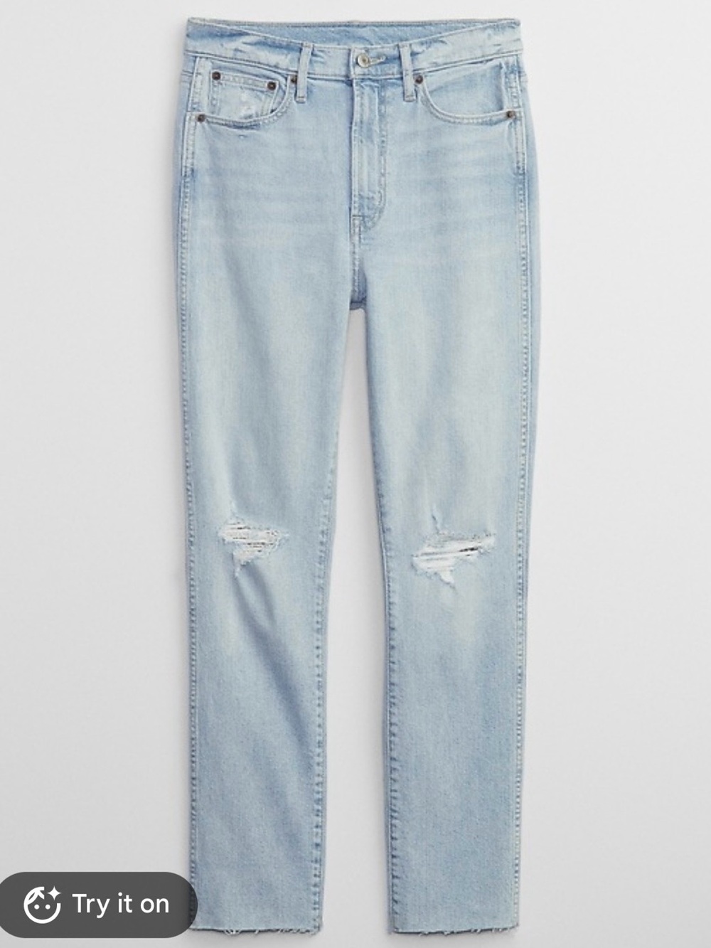 Gap High Rise Vintage Slim Light Blue Jeans